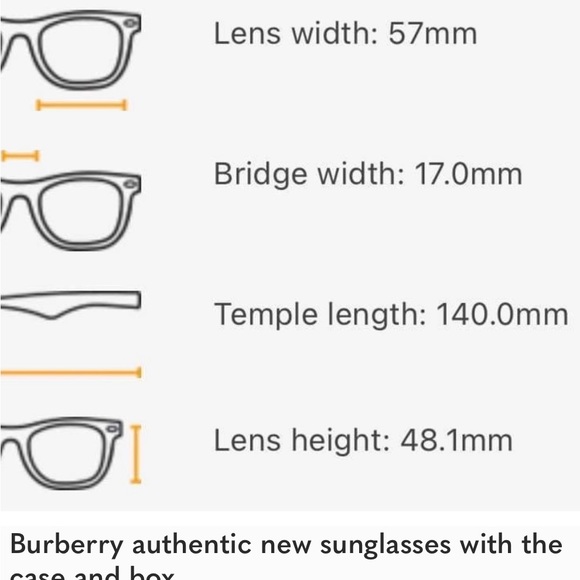 Authentic Burberry sunglasses with case and box - Picture 8 of 8